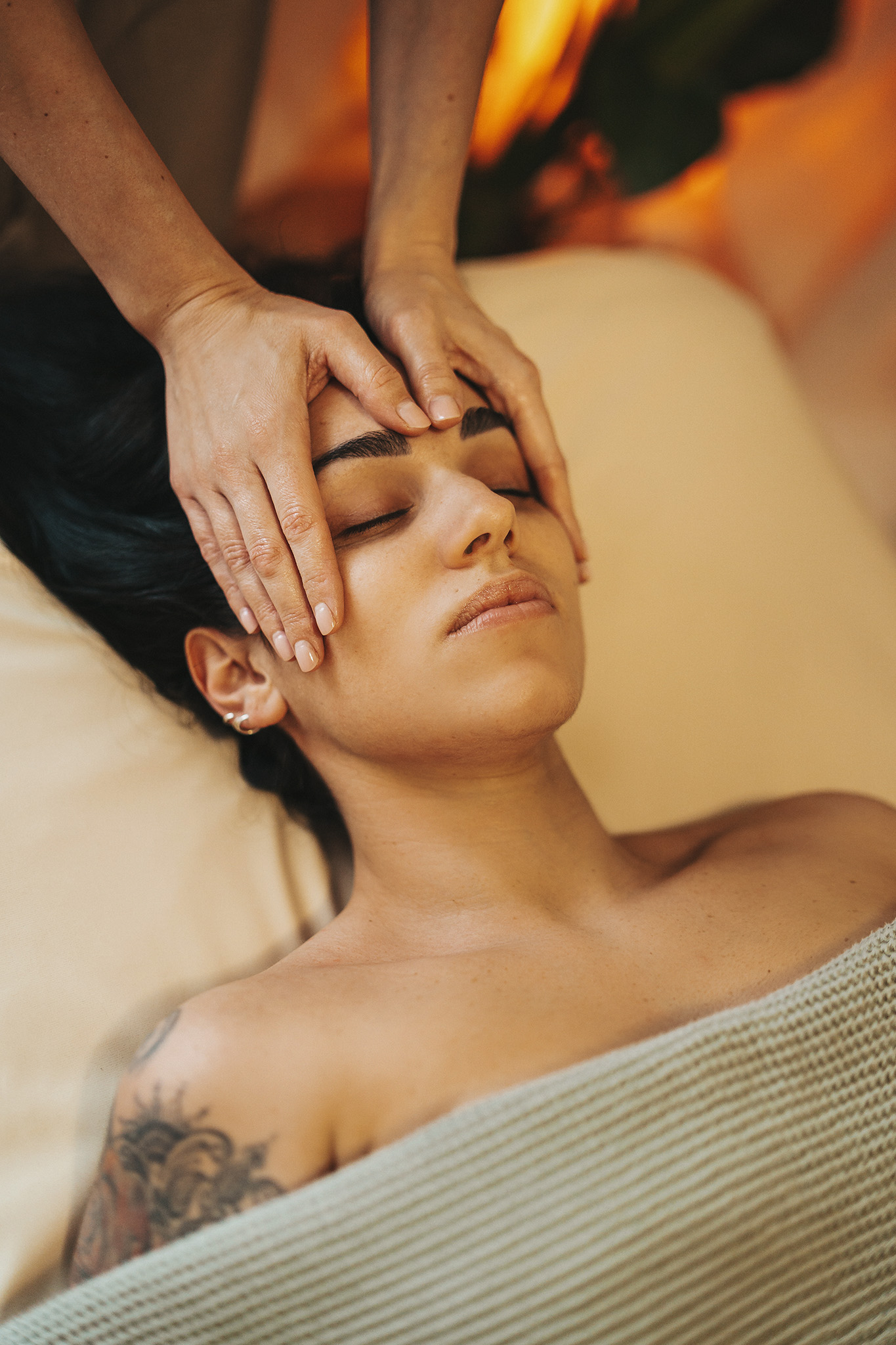 Masaż tajski twarzy